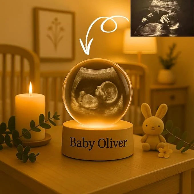 Lampada in Cristallo Personalizzata con foto