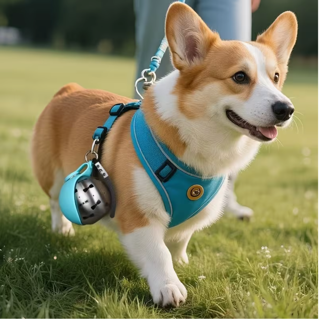 Borraccia Portatile per Cani con Ciotola Integrata 2 in 1