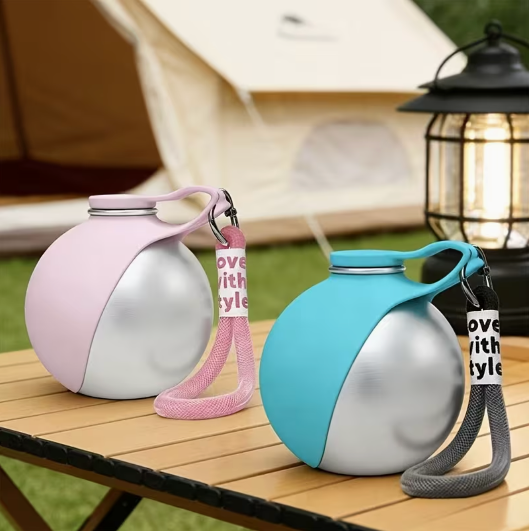 Borraccia Portatile per Cani con Ciotola Integrata 2 in 1